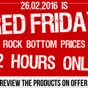 Red Friday To Spice Up Your Last Days Of Winter With Rock Bottom Prices