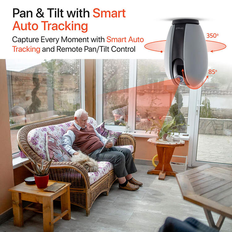 Olivia Indoor Rotating Elderly Monitoring Camera