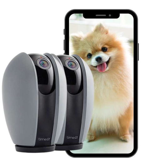 Olivia Pet Rotating WiFi Security Camera (2 Pack)