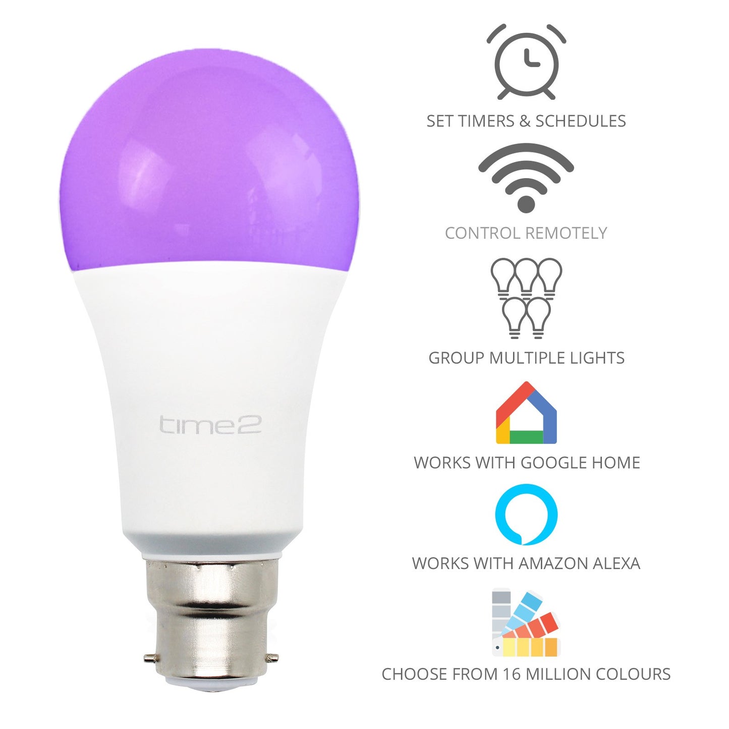 Ella White & Colour - WiFi Smart LED Light Bulb