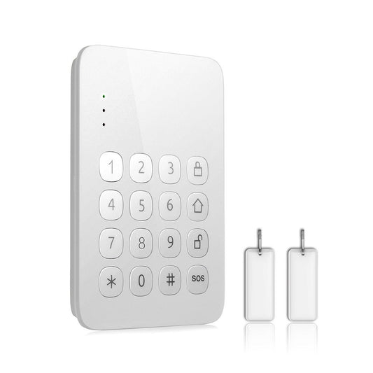 Noah Home Alarm System Keypad with two fobs