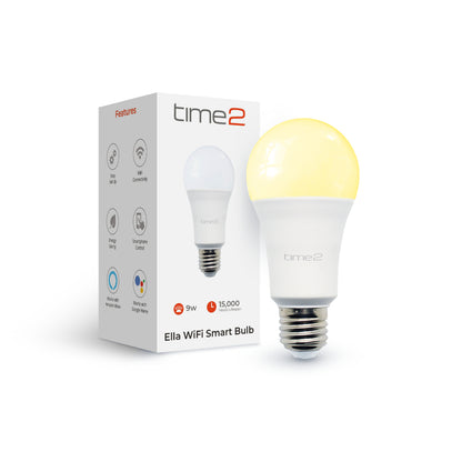 Ella White - WiFi Smart LED Light Bulb - E27