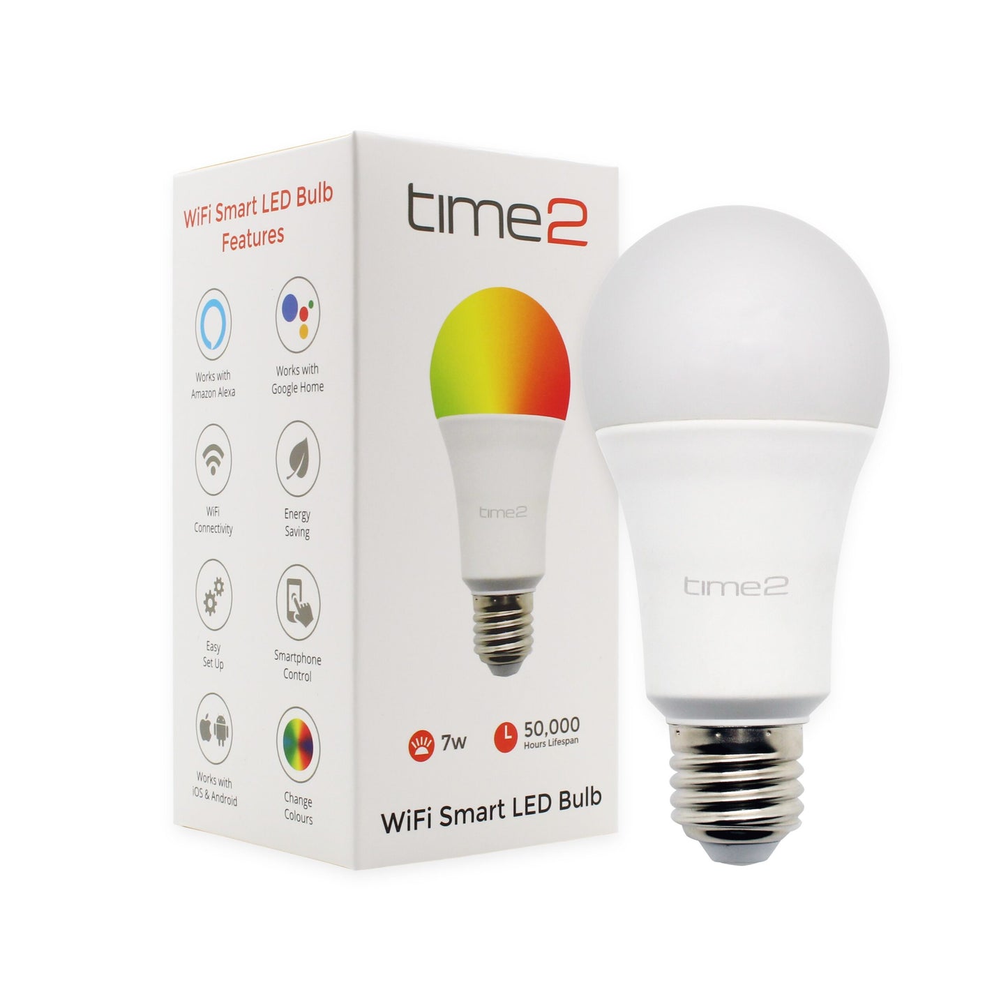 Ella White & Colour - WiFi Smart LED Light Bulb